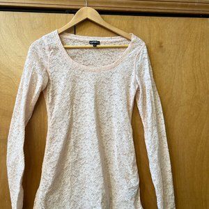 EXPRESS - Long Sleeved Peach Blouse - Women's Size S
